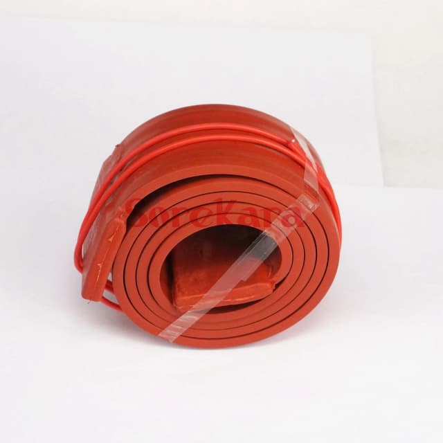 5x15mm Electric Pipe Heater Rubber Heater 30 Meter 1500W Red Flexible Silicone Heating Cable 220V
