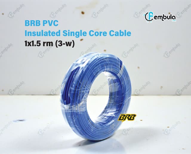 Title: BRB PVC Insulated Single Core BYA Cable 1x1.5 rm (3-wire)